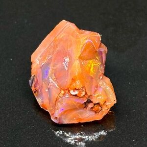 Natural Mexican Fire Opal Specimen Prism With An Array Of Natural Shapes